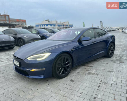 Синій Тесла Модель С, об'ємом двигуна 0 л та пробігом 12 тис. км за 42900 $, фото 1 на Automoto.ua