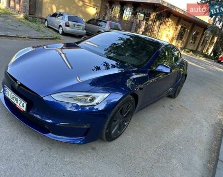 Синий Тесла Модель С, объемом двигателя 0 л и пробегом 53 тыс. км за 38900 $, фото 1 на Automoto.ua