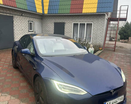 Синий Тесла Модель С, объемом двигателя 0 л и пробегом 48 тыс. км за 68000 $, фото 12 на Automoto.ua