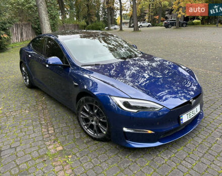 Синий Тесла Модель С, объемом двигателя 0 л и пробегом 72 тыс. км за 35100 $, фото 1 на Automoto.ua