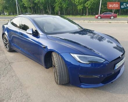 Синий Тесла Модель С, объемом двигателя 0 л и пробегом 32 тыс. км за 51555 $, фото 8 на Automoto.ua