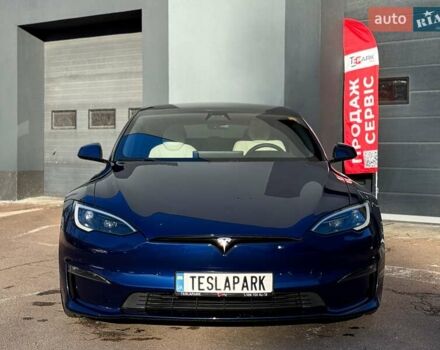 Синій Тесла Модель С, об'ємом двигуна 0 л та пробігом 112 тис. км за 47500 $, фото 2 на Automoto.ua