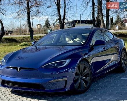 Синий Тесла Модель С, объемом двигателя 0 л и пробегом 1 тыс. км за 52500 $, фото 1 на Automoto.ua