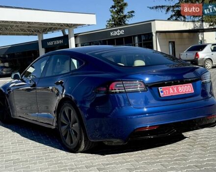 Синий Тесла Модель С, объемом двигателя 0 л и пробегом 1 тыс. км за 52500 $, фото 6 на Automoto.ua