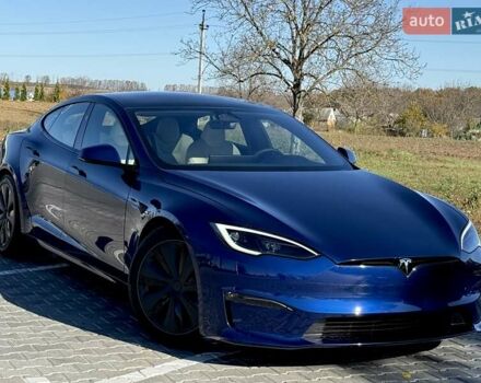 Синий Тесла Модель С, объемом двигателя 0 л и пробегом 1 тыс. км за 52500 $, фото 5 на Automoto.ua