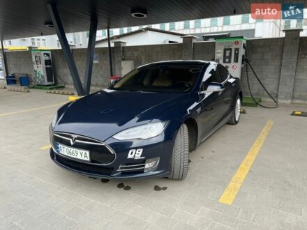 Синий Тесла Модель С, объемом двигателя 0 л и пробегом 212 тыс. км за 12500 $, фото 1 на Automoto.ua