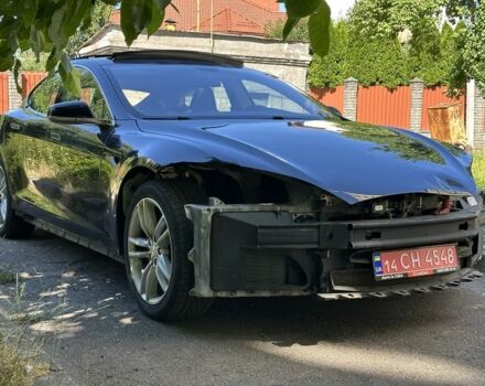 Синий Тесла Модель С, объемом двигателя 0 л и пробегом 122 тыс. км за 8600 $, фото 1 на Automoto.ua