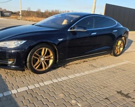 Синій Тесла Модель С, об'ємом двигуна 0 л та пробігом 168 тис. км за 9500 $, фото 1 на Automoto.ua