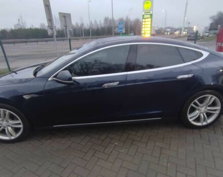Синий Тесла Модель С, объемом двигателя 0 л и пробегом 200 тыс. км за 10999 $, фото 1 на Automoto.ua