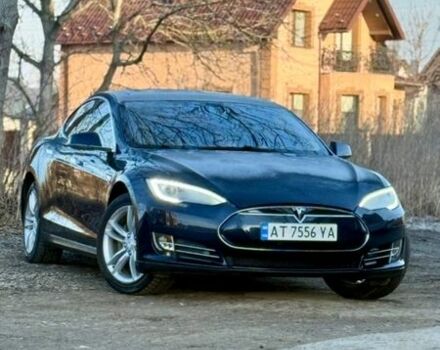 Синий Тесла Модель С, объемом двигателя 0 л и пробегом 193 тыс. км за 10999 $, фото 1 на Automoto.ua