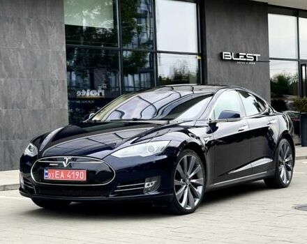 Синий Тесла Модель С, объемом двигателя 0 л и пробегом 164 тыс. км за 23900 $, фото 1 на Automoto.ua