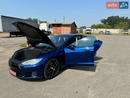 Синий Тесла Модель С, объемом двигателя 0 л и пробегом 152 тыс. км за 16000 $, фото 1 на Automoto.ua