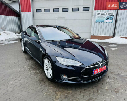 Синий Тесла Модель С, объемом двигателя 0 л и пробегом 114 тыс. км за 14800 $, фото 1 на Automoto.ua