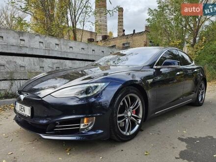 Синий Тесла Модель С, объемом двигателя 0 л и пробегом 215 тыс. км за 18000 $, фото 1 на Automoto.ua
