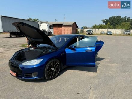 Синій Тесла Модель С, об'ємом двигуна 0 л та пробігом 152 тис. км за 16000 $, фото 1 на Automoto.ua