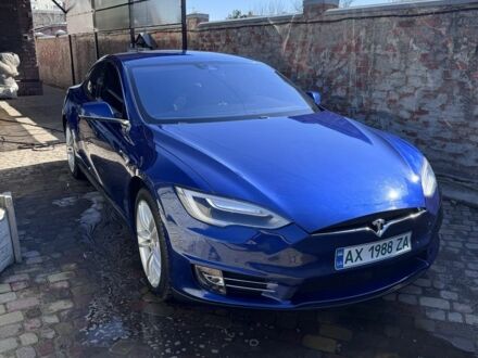 Синий Тесла Модель С, объемом двигателя 0 л и пробегом 98 тыс. км за 18000 $, фото 1 на Automoto.ua