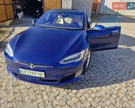 Синій Тесла Модель С, об'ємом двигуна 0 л та пробігом 210 тис. км за 14900 $, фото 1 на Automoto.ua