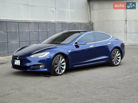 Синий Тесла Модель С, объемом двигателя 0 л и пробегом 87 тыс. км за 22800 $, фото 1 на Automoto.ua