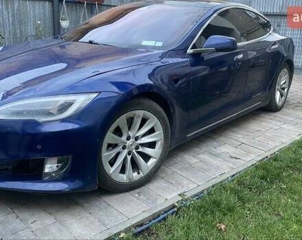 Синий Тесла Модель С, объемом двигателя 0 л и пробегом 103 тыс. км за 17700 $, фото 1 на Automoto.ua