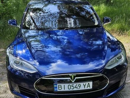 Синий Тесла Модель С, объемом двигателя 0 л и пробегом 110 тыс. км за 21500 $, фото 1 на Automoto.ua