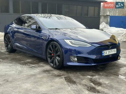 Синій Тесла Модель С, об'ємом двигуна 0 л та пробігом 116 тис. км за 19800 $, фото 1 на Automoto.ua