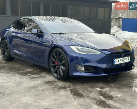 Синій Тесла Модель С, об'ємом двигуна 0 л та пробігом 116 тис. км за 19800 $, фото 1 на Automoto.ua