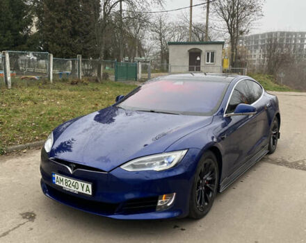 Синий Тесла Модель С, объемом двигателя 0 л и пробегом 154 тыс. км за 17950 $, фото 1 на Automoto.ua
