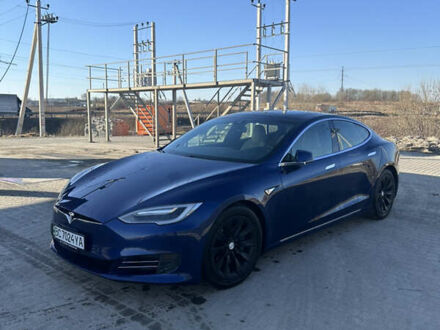 Синій Тесла Модель С, об'ємом двигуна 0 л та пробігом 105 тис. км за 16500 $, фото 1 на Automoto.ua
