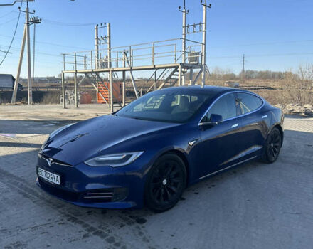 Синій Тесла Модель С, об'ємом двигуна 0 л та пробігом 105 тис. км за 16500 $, фото 1 на Automoto.ua