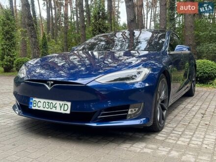 Синий Тесла Модель С, объемом двигателя 0 л и пробегом 141 тыс. км за 17600 $, фото 1 на Automoto.ua