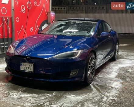 Синій Тесла Модель С, об'ємом двигуна 0 л та пробігом 217 тис. км за 16499 $, фото 1 на Automoto.ua