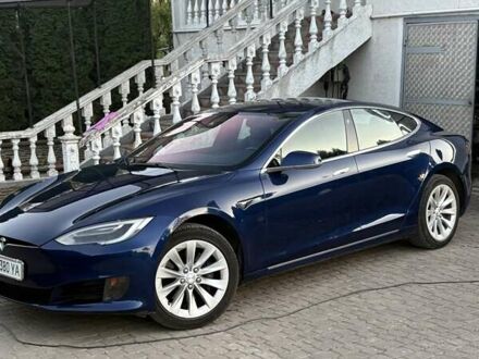 Синий Тесла Модель С, объемом двигателя 0 л и пробегом 75 тыс. км за 16500 $, фото 1 на Automoto.ua