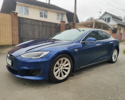 Синий Тесла Модель С, объемом двигателя 0 л и пробегом 123 тыс. км за 17750 $, фото 1 на Automoto.ua