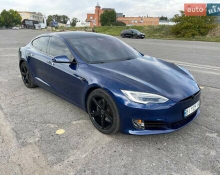 Синий Тесла Модель С, объемом двигателя 0 л и пробегом 111 тыс. км за 23500 $, фото 1 на Automoto.ua