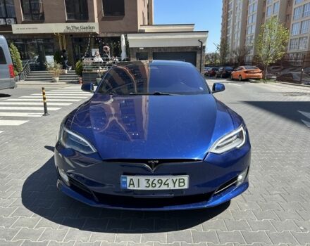 Синий Тесла Модель С, объемом двигателя 0 л и пробегом 90 тыс. км за 15500 $, фото 1 на Automoto.ua