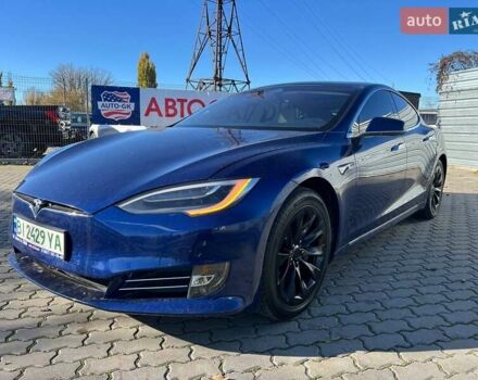 Синий Тесла Модель С, объемом двигателя 0 л и пробегом 65 тыс. км за 28000 $, фото 1 на Automoto.ua