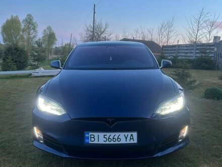 Синий Тесла Модель С, объемом двигателя 0 л и пробегом 104 тыс. км за 17000 $, фото 1 на Automoto.ua