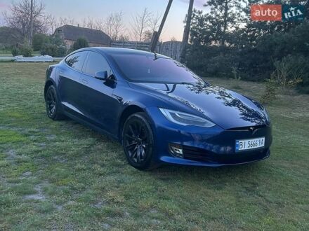 Синій Тесла Модель С, об'ємом двигуна 0 л та пробігом 104 тис. км за 17000 $, фото 1 на Automoto.ua