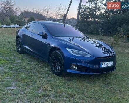 Синий Тесла Модель С, объемом двигателя 0 л и пробегом 104 тыс. км за 17000 $, фото 1 на Automoto.ua