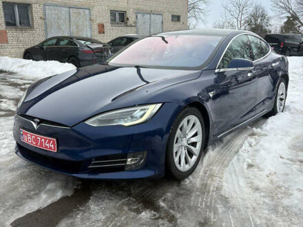 Синий Тесла Модель С, объемом двигателя 0 л и пробегом 110 тыс. км за 17999 $, фото 1 на Automoto.ua