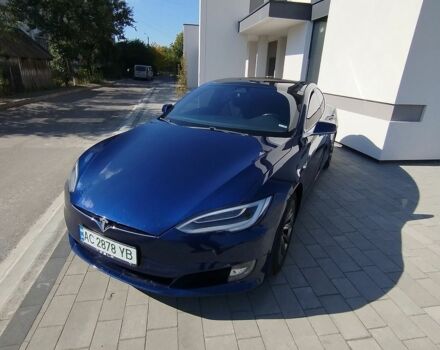 Синий Тесла Модель С, объемом двигателя 0 л и пробегом 217 тыс. км за 15600 $, фото 1 на Automoto.ua