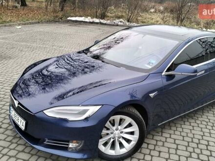 Синий Тесла Модель С, объемом двигателя 0 л и пробегом 183 тыс. км за 20900 $, фото 1 на Automoto.ua