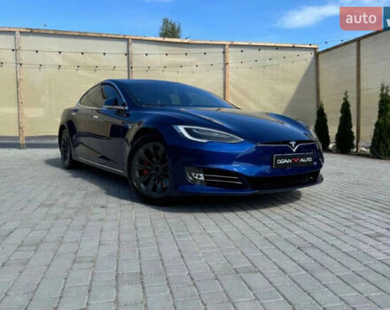 Синий Тесла Модель С, объемом двигателя 0 л и пробегом 65 тыс. км за 24500 $, фото 1 на Automoto.ua