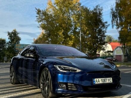 Синій Тесла Модель С, об'ємом двигуна 0 л та пробігом 82 тис. км за 22500 $, фото 1 на Automoto.ua