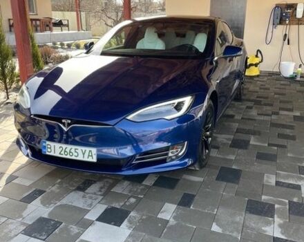 Синій Тесла Модель С, об'ємом двигуна 0 л та пробігом 96 тис. км за 27000 $, фото 1 на Automoto.ua