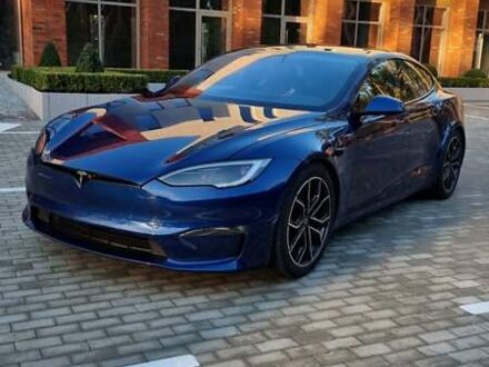Синий Тесла Модель С, объемом двигателя 0 л и пробегом 52 тыс. км за 55000 $, фото 1 на Automoto.ua