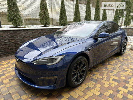 Синий Тесла Модель С, объемом двигателя 0 л и пробегом 7 тыс. км за 63900 $, фото 1 на Automoto.ua