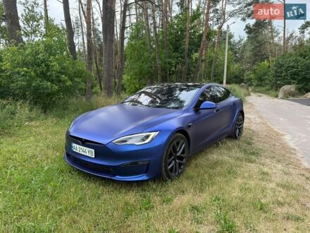 Синій Тесла Модель С, об'ємом двигуна 0 л та пробігом 61 тис. км за 46999 $, фото 1 на Automoto.ua