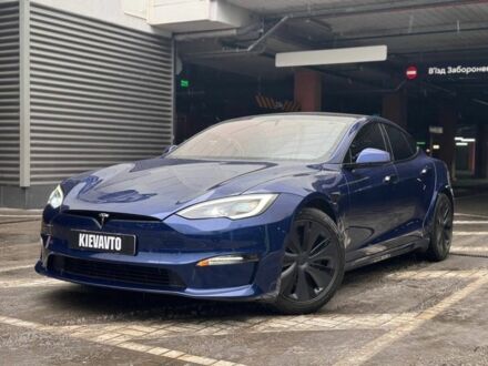 Синий Тесла Модель С, объемом двигателя 0 л и пробегом 86 тыс. км за 44500 $, фото 1 на Automoto.ua