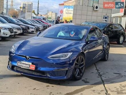 Синий Тесла Модель С, объемом двигателя 0.1 л и пробегом 28 тыс. км за 39070 $, фото 1 на Automoto.ua